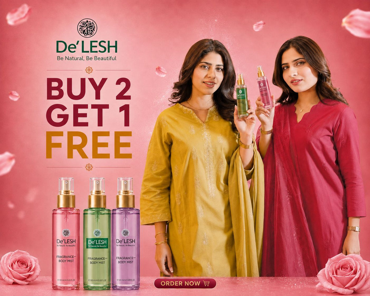De’LESH Fragrance Body Mist – Buy 2 Get 1 Free